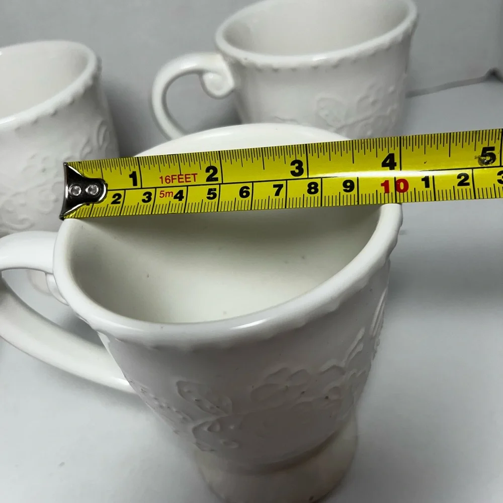 Pier 1 Lacey Mugs